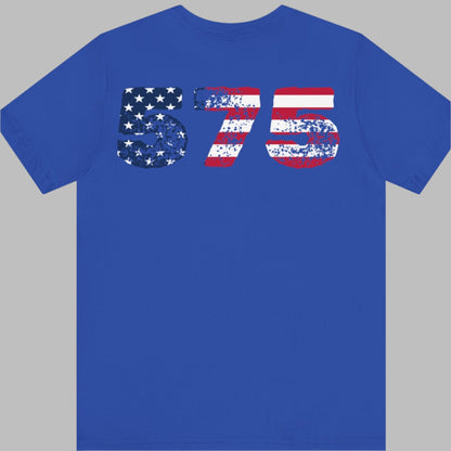 New Mexico 575 Patriotic Tee