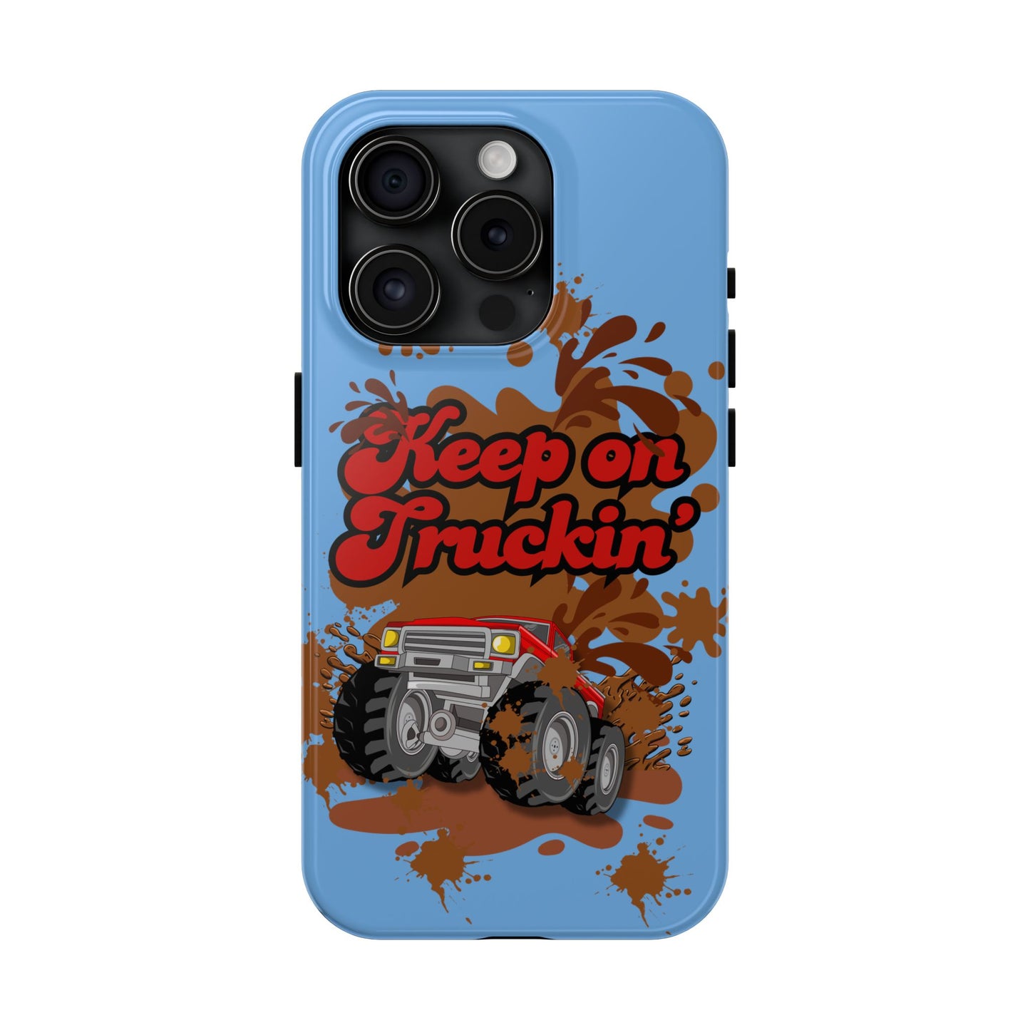 Keep on Truckin' in Blue - Tough Phone Case for iPhones and Samsung Smartphones