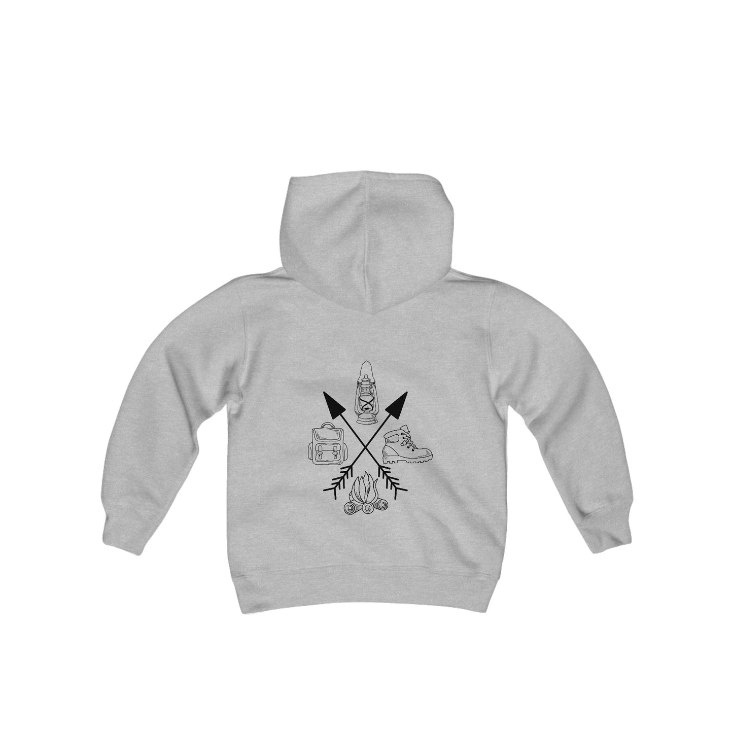 Outdoor Adventure Hoodie - Camping Hiking Design