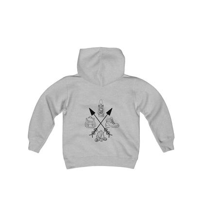 Outdoor Adventure Hoodie - Camping Hiking Design