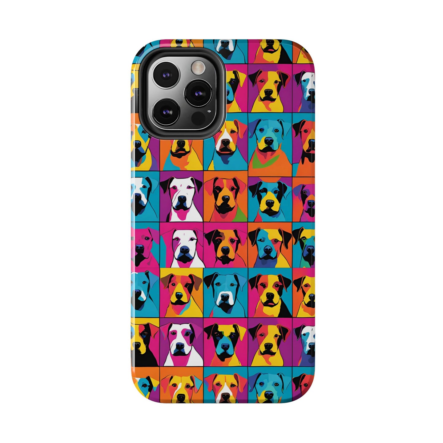 Colorful Dogs - Tough Phone Case for iPhones and Samsung Smartphones