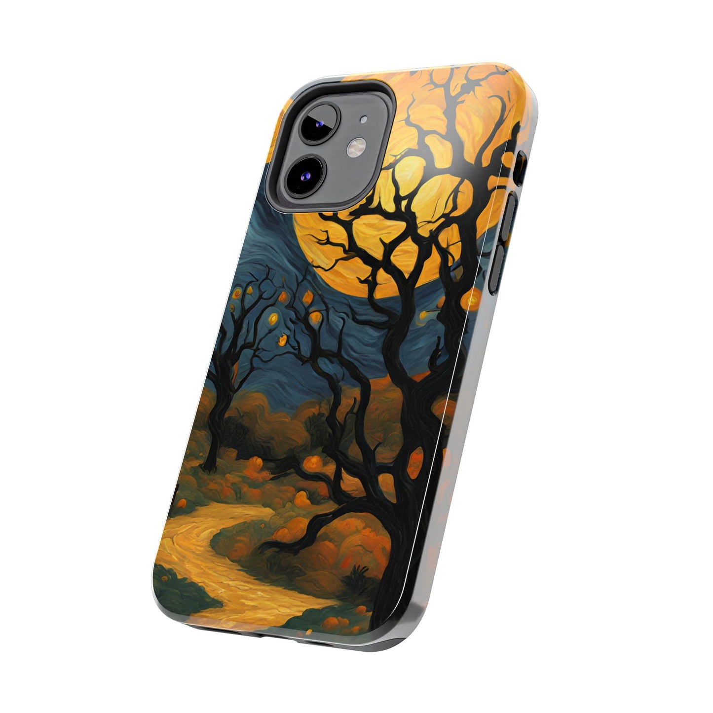 Phone Cases - Halloween Haunted Road Full Moon Design