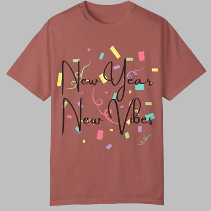 Unisex T-Shirt - New Year, New Vibes Fun Design