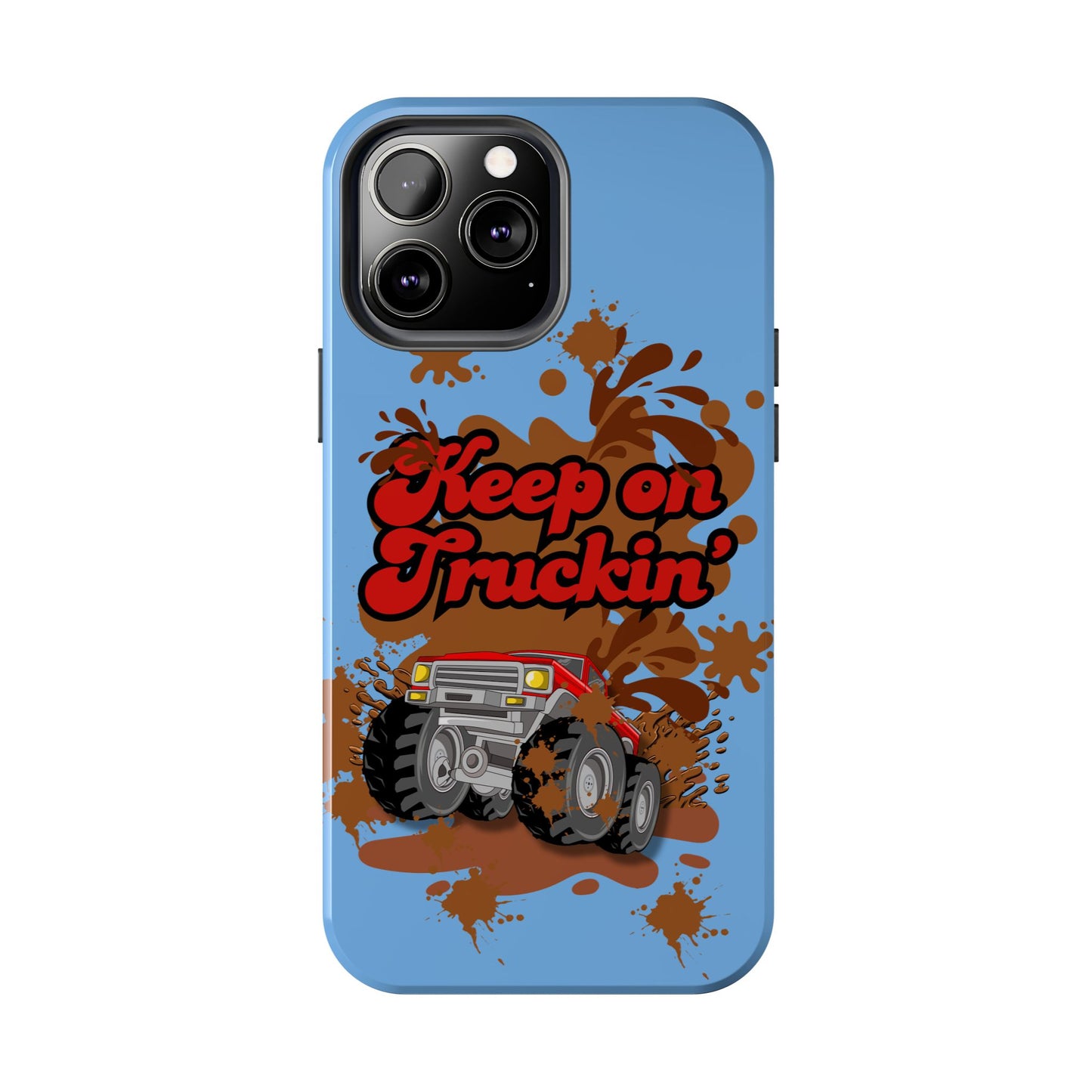 Keep on Truckin' in Blue - Tough Phone Case for iPhones and Samsung Smartphones