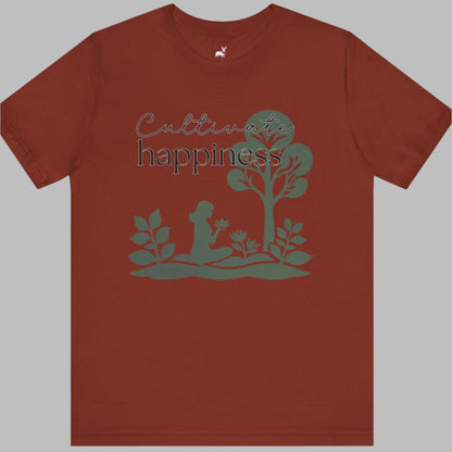 Short Sleeve Tee - Cultivate Happiness Shirt