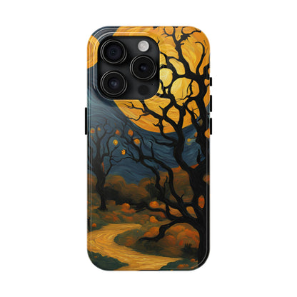 Phone Cases - Halloween Haunted Road Full Moon Design