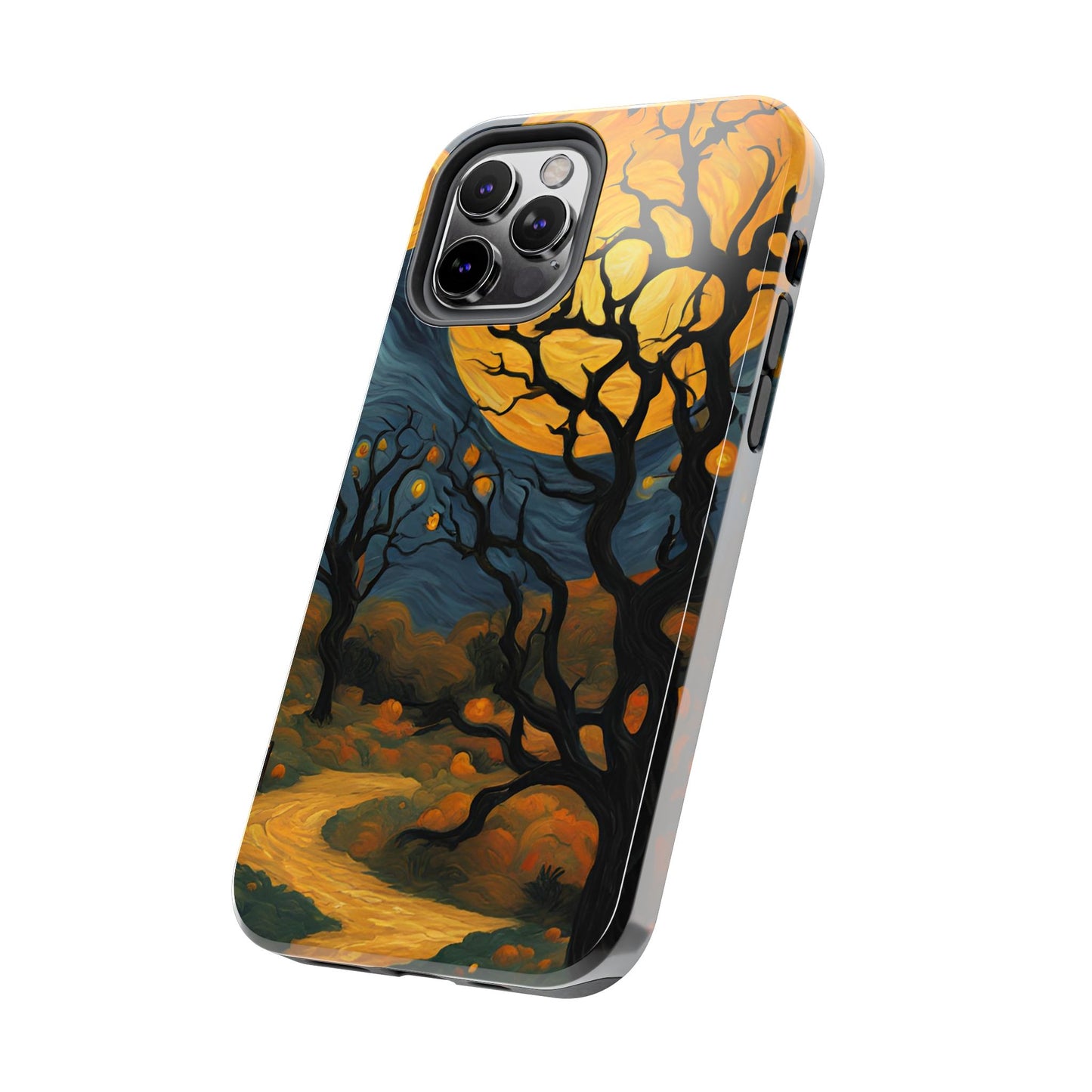 Phone Cases - Halloween Haunted Road Full Moon Design