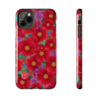 Tough Phone Cases - Beautiful Bold Red Poppies