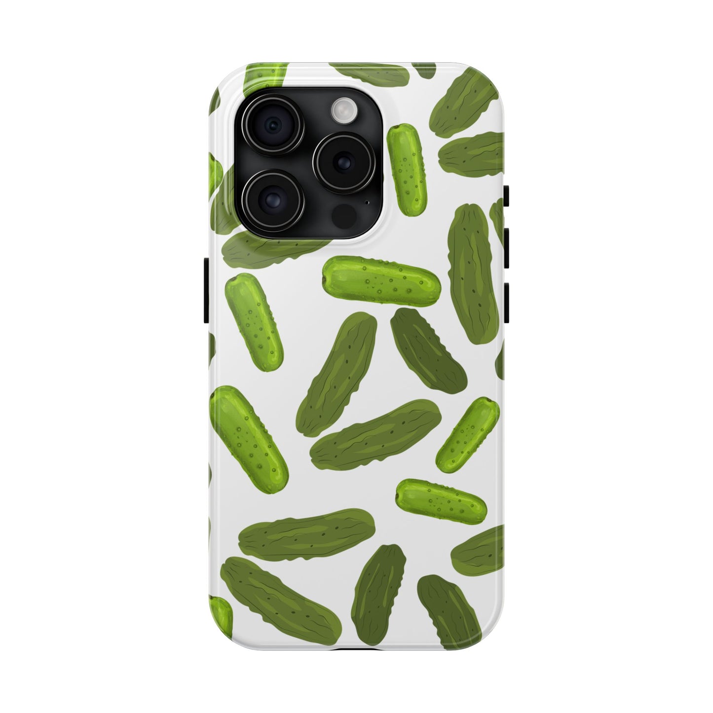 Humorous Pickles Design - Tough Phone Case for iPhones and Samsung Smartphones