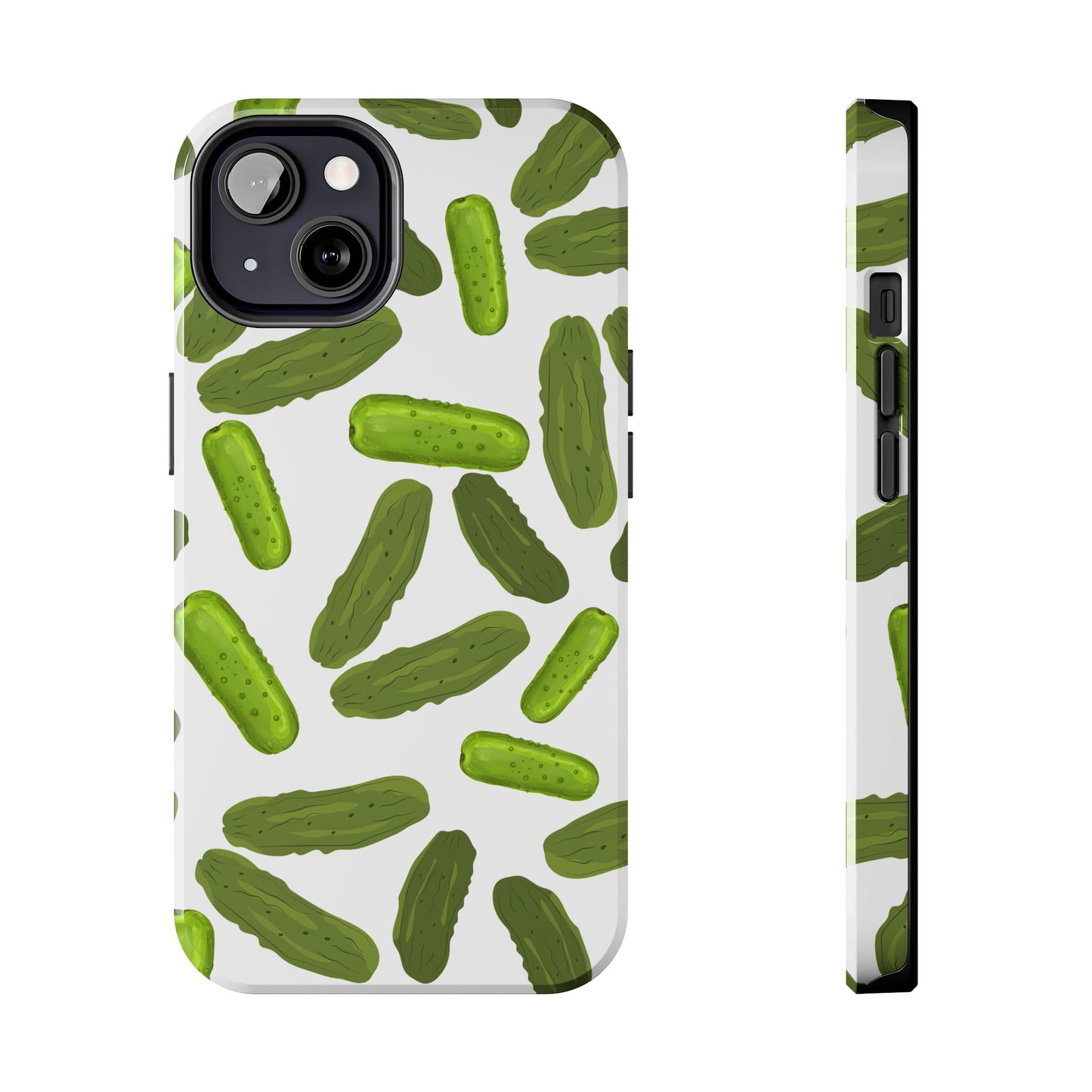 Humorous Pickles Design - Tough Phone Case for iPhones and Samsung Smartphones