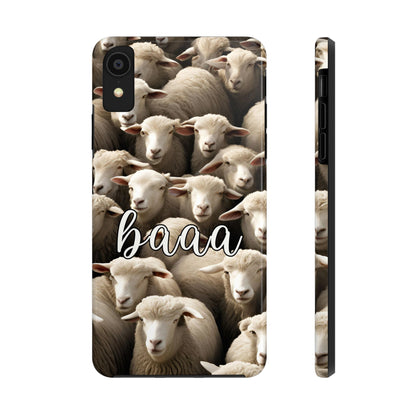 Sheep say Baaaa - Tough Phone Case for iPhone and Samsung Smartphones