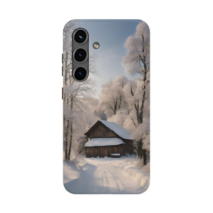 Winter Snow Scene Seasonal - Tough Phone Case