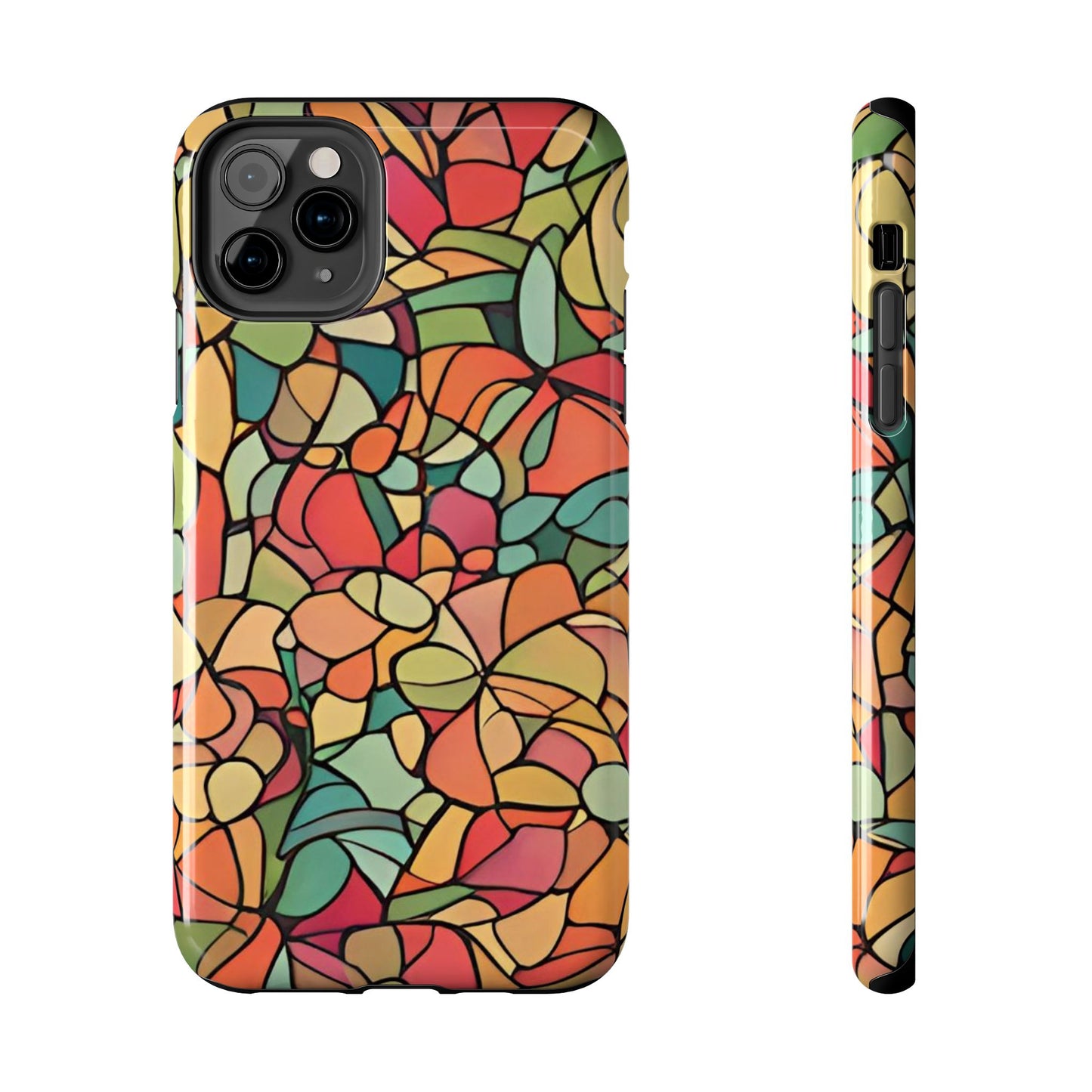 Abstract Vibrant Pattern - Tough Phone Case for iPhone and Samsung Smartphones