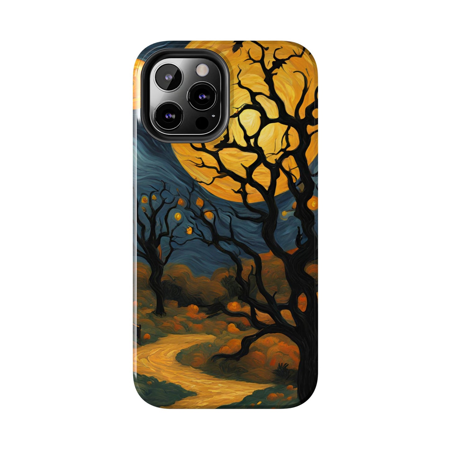 Phone Cases - Halloween Haunted Road Full Moon Design