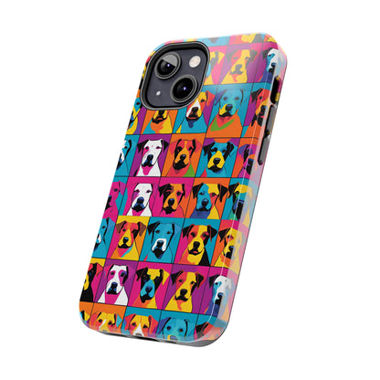 Colorful Dogs - Tough Phone Case for iPhones and Samsung Smartphones