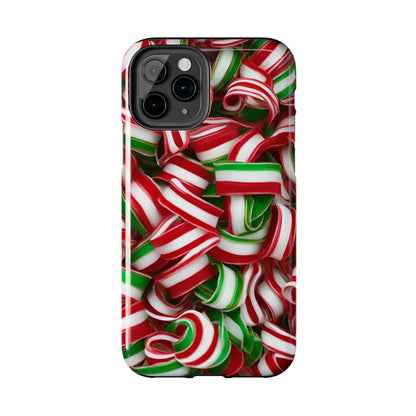 Christmas Ribbon Candy  - Tough Phone Case for iPhone and Samsung Smartphones