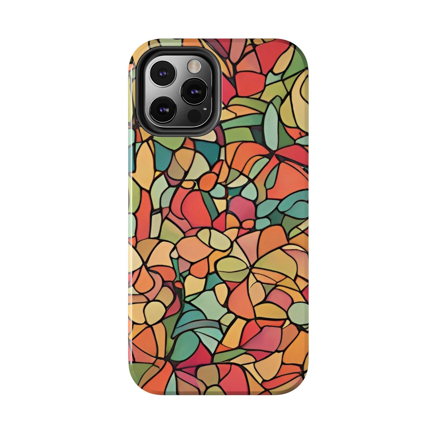 Abstract Vibrant Pattern - Tough Phone Case for iPhone and Samsung Smartphones