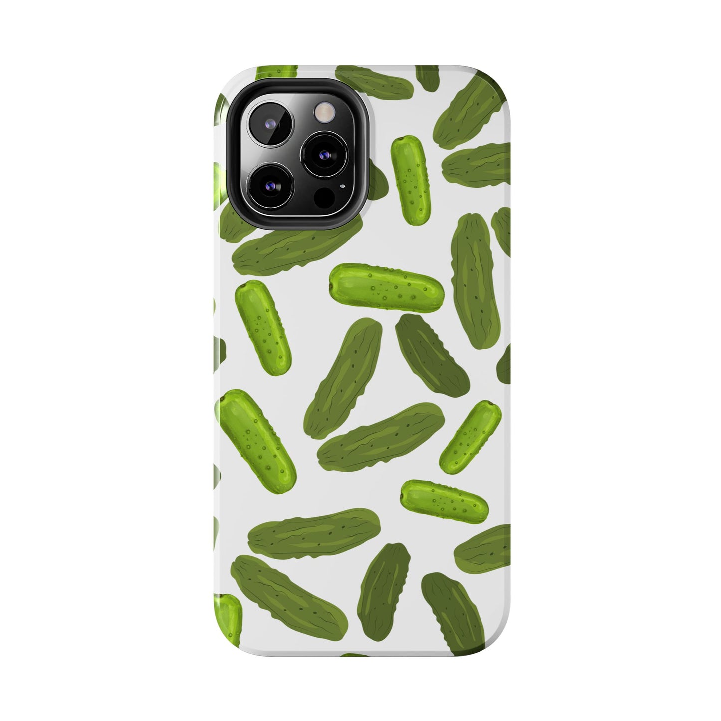 Humorous Pickles Design - Tough Phone Case for iPhones and Samsung Smartphones