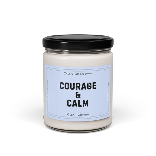 Courage & Calm Eco-Friendly Soy Candle