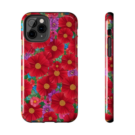 Tough Phone Cases - Beautiful Bold Red Poppies
