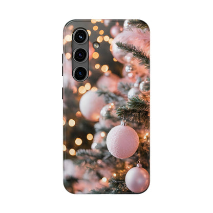 Pink Christmas - Tough Phone Case for iPhone and Samsung Smartphones