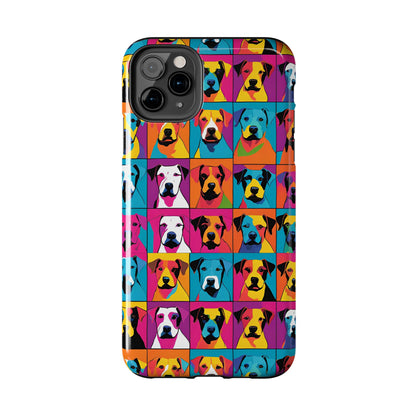 Colorful Dogs - Tough Phone Case for iPhones and Samsung Smartphones