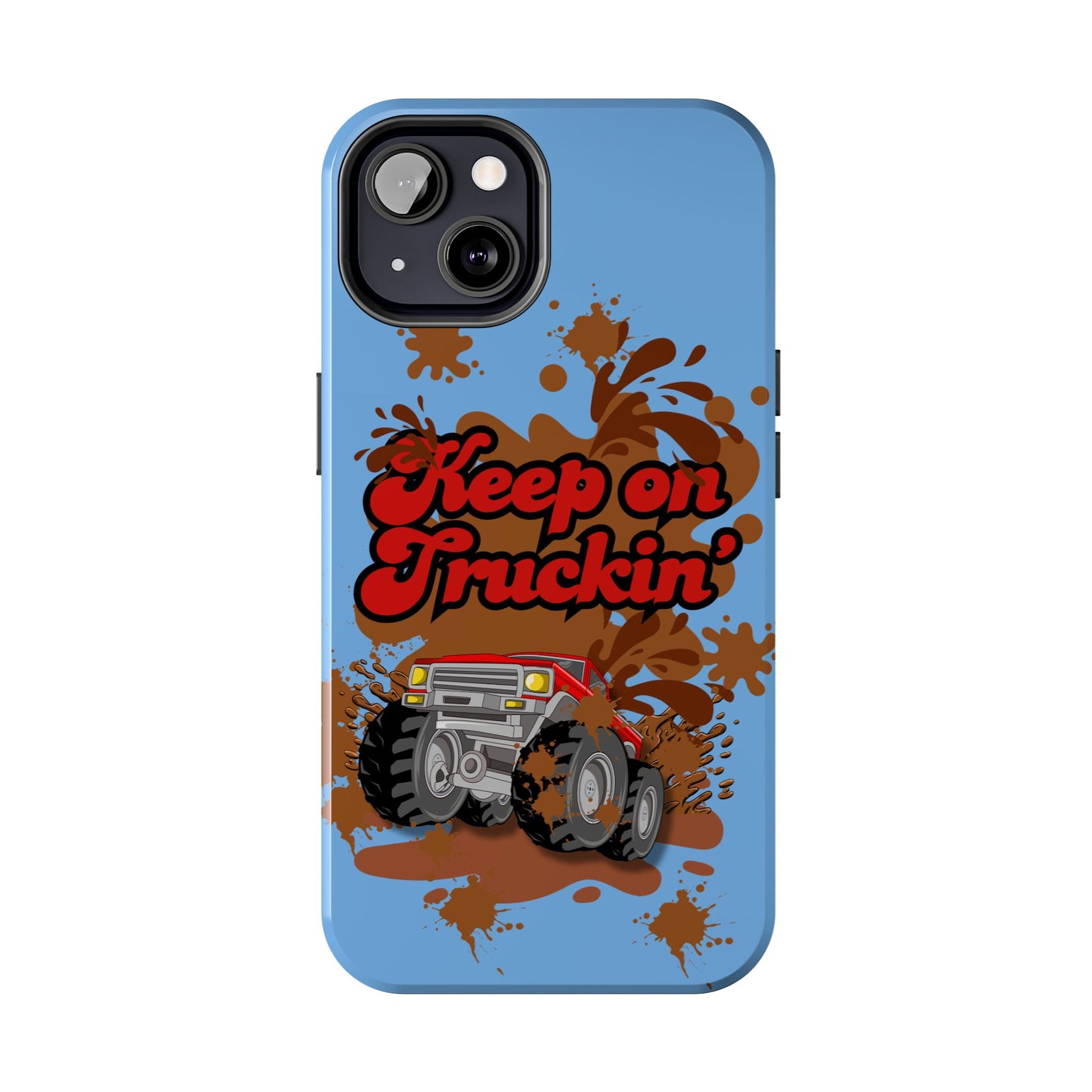 Keep on Truckin' in Blue - Tough Phone Case for iPhones and Samsung Smartphones