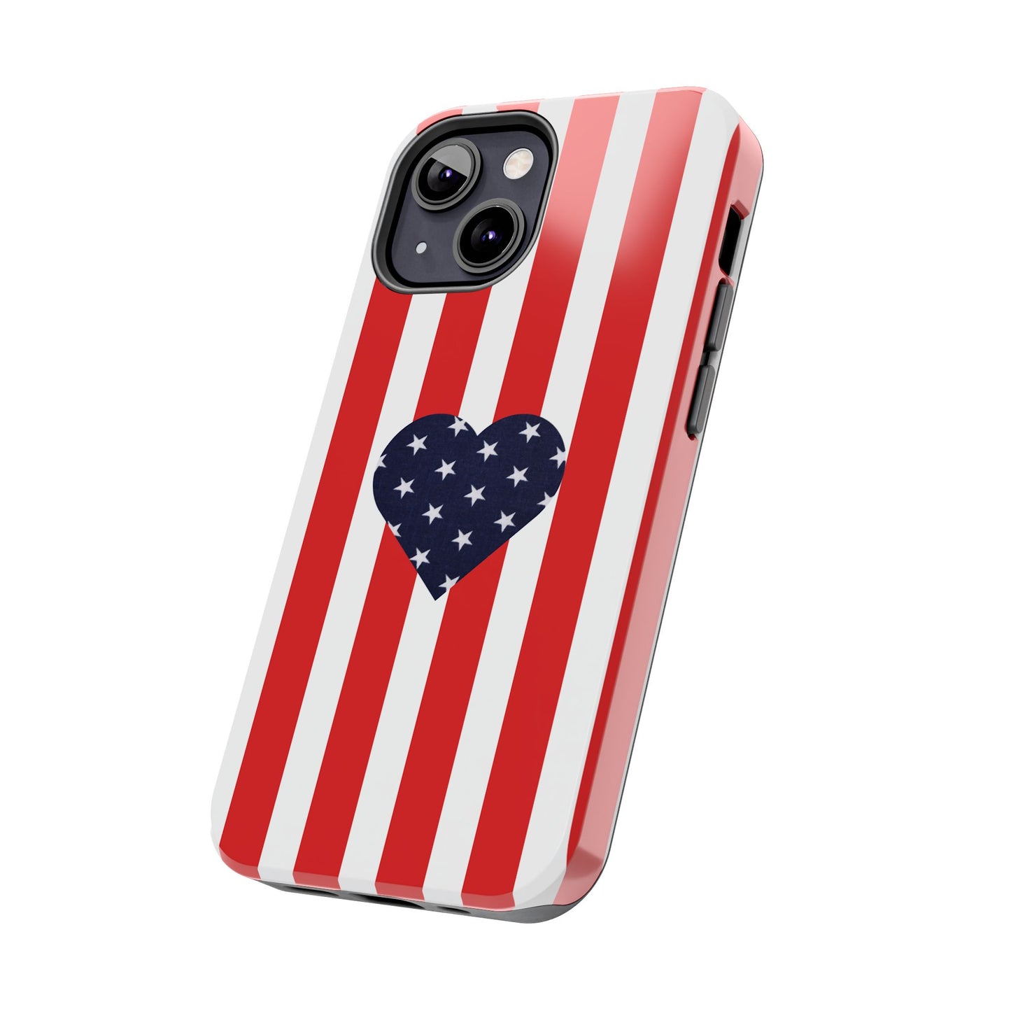 Stars and Stripes with Love - Tough Phone Case for iPhones and Samsung Smartphones