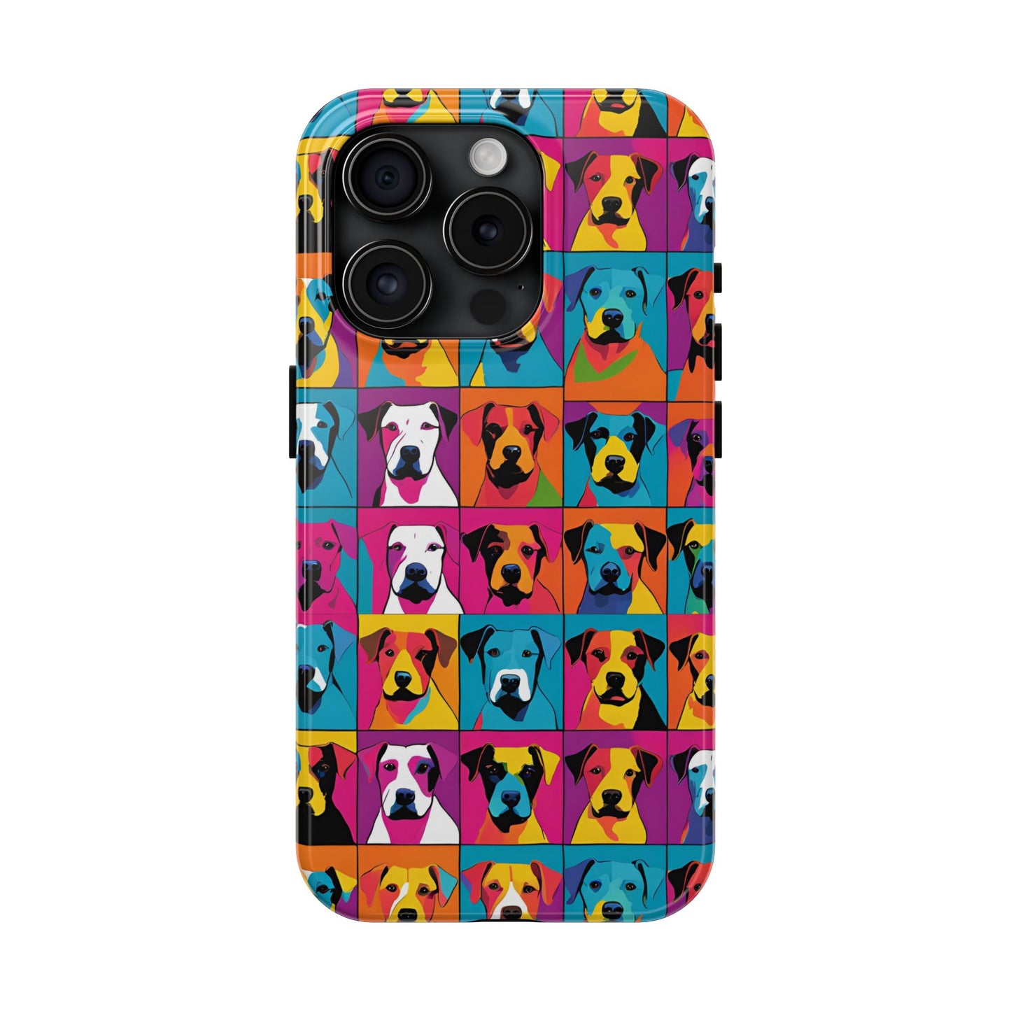 Colorful Dogs - Tough Phone Case for iPhones and Samsung Smartphones