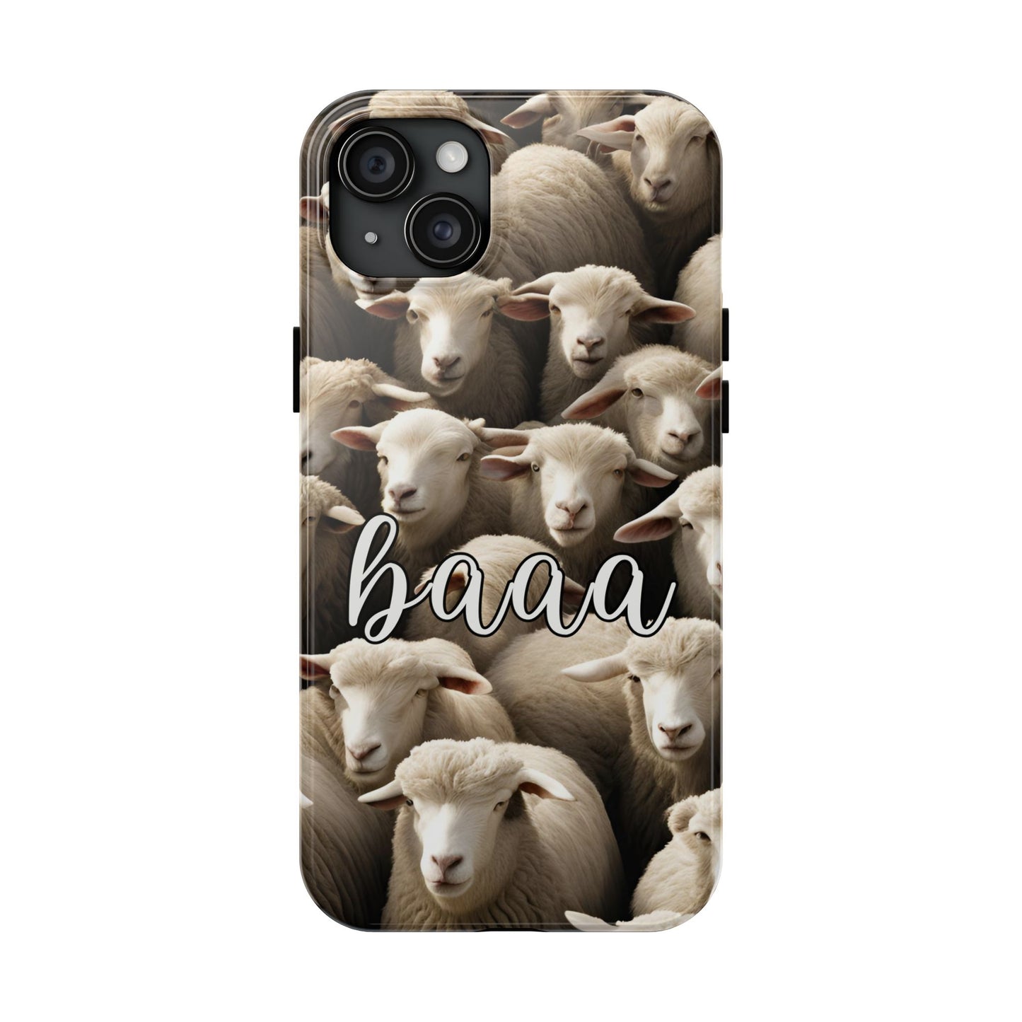 Sheep say Baaaa - Tough Phone Case for iPhone and Samsung Smartphones