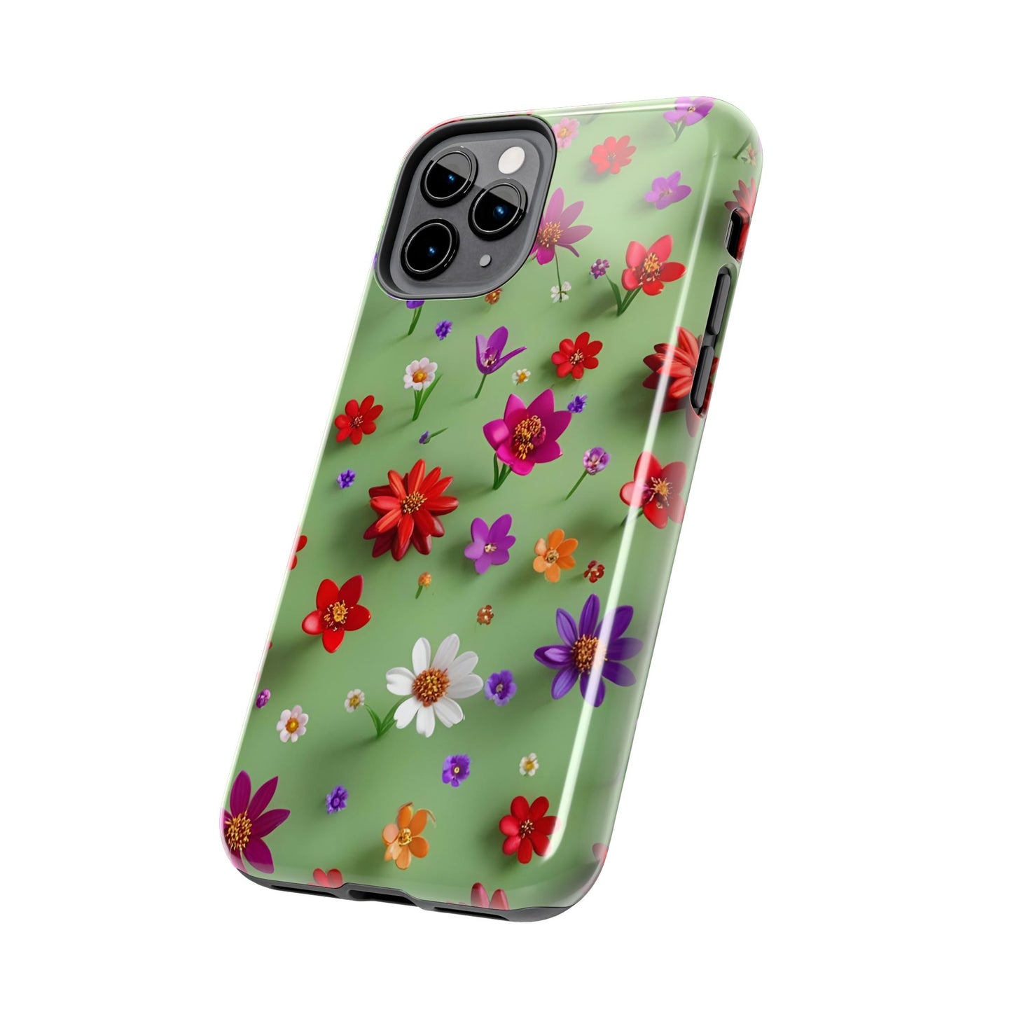 Tough Phone Cases - Summer Flowers in 3D