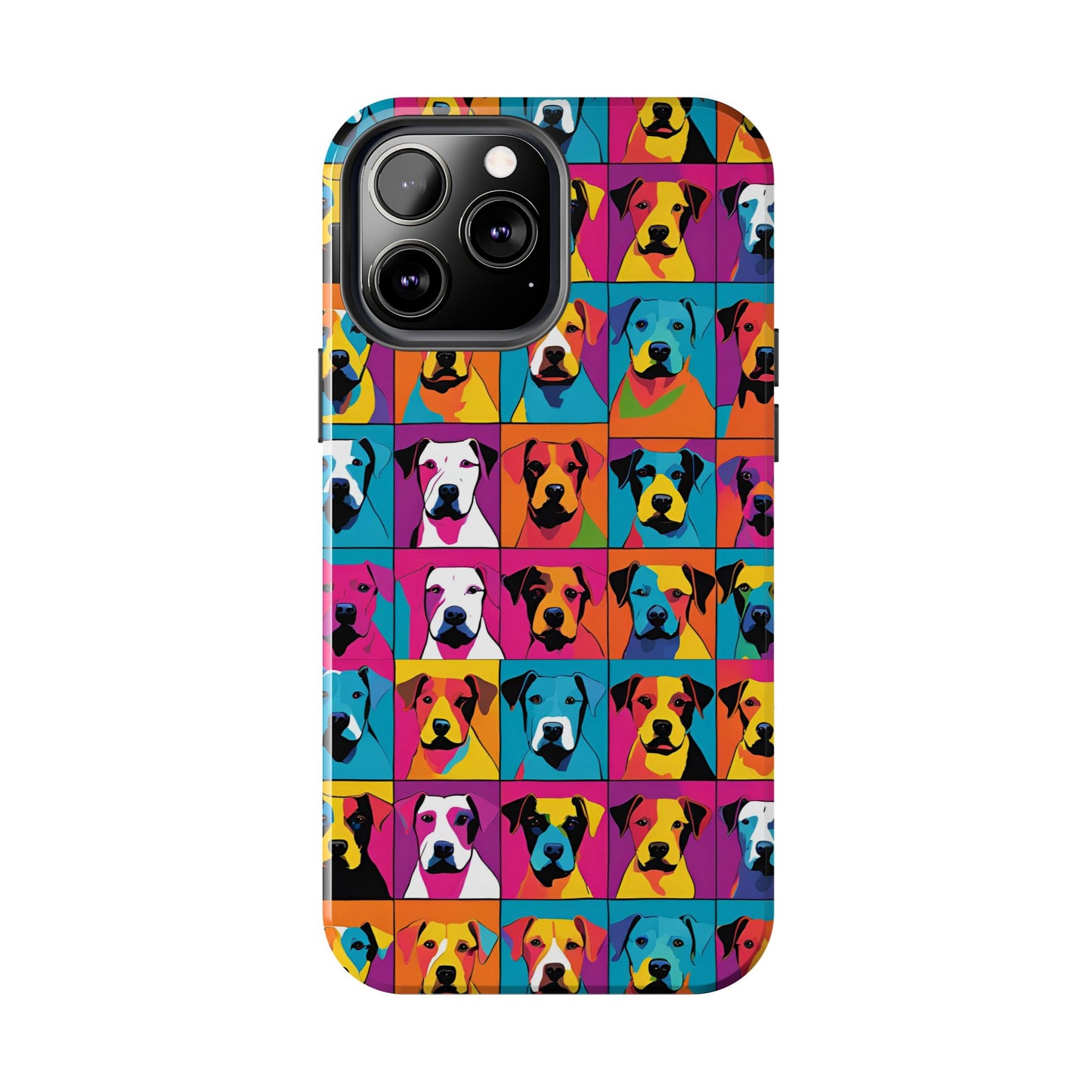 Colorful Dogs - Tough Phone Case for iPhones and Samsung Smartphones