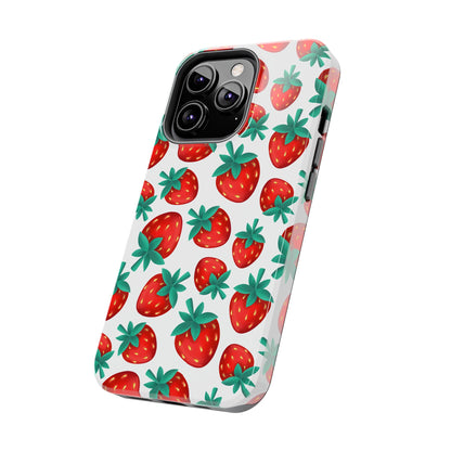 Strawberries - Tough Phone Case for iPhones and Samsung Smartphones