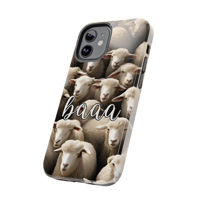 Sheep say Baaaa - Tough Phone Case for iPhone and Samsung Smartphones