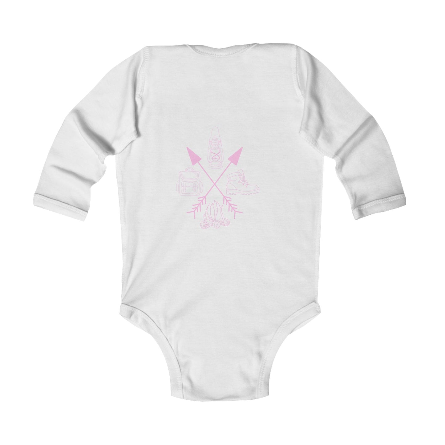 Camping Infant Long Sleeve Bodysuit