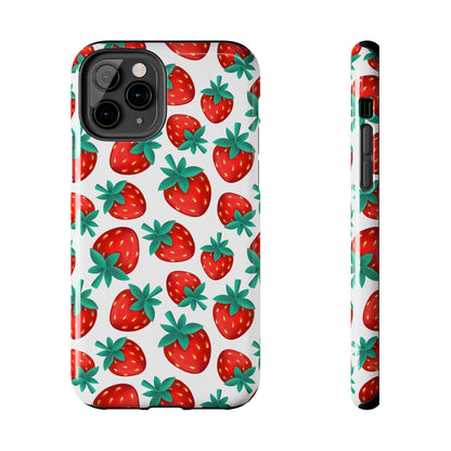 Strawberries - Tough Phone Case for iPhones and Samsung Smartphones