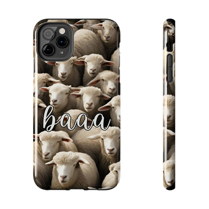 Sheep say Baaaa - Tough Phone Case for iPhone and Samsung Smartphones