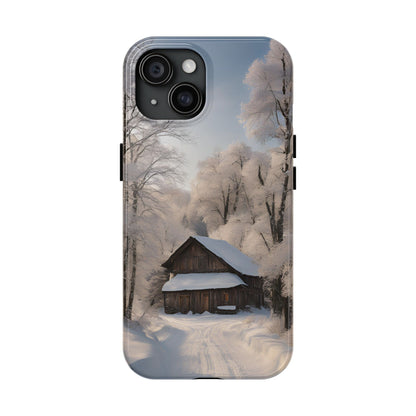 Winter Snow Scene Seasonal - Tough Phone Case