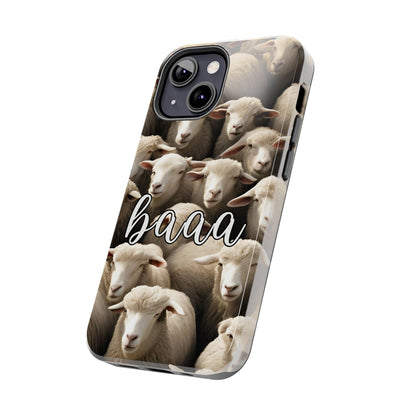 Sheep say Baaaa - Tough Phone Case for iPhone and Samsung Smartphones