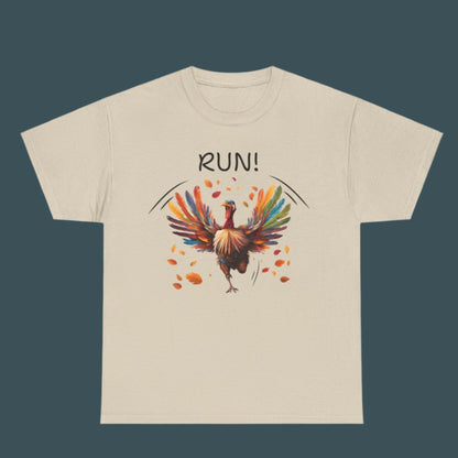 Funny Turkey Run Unisex Tee