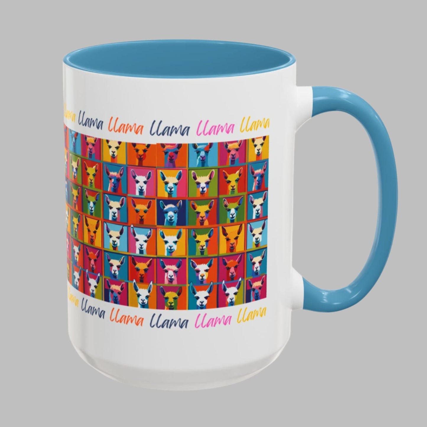 Llama Mug Colorful Pattern Mug - Artisan Design