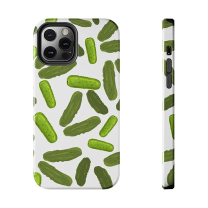 Humorous Pickles Design - Tough Phone Case for iPhones and Samsung Smartphones