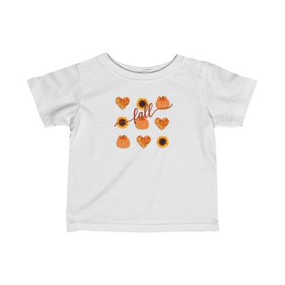 Fall Themed Infant Fine Jersey Tee