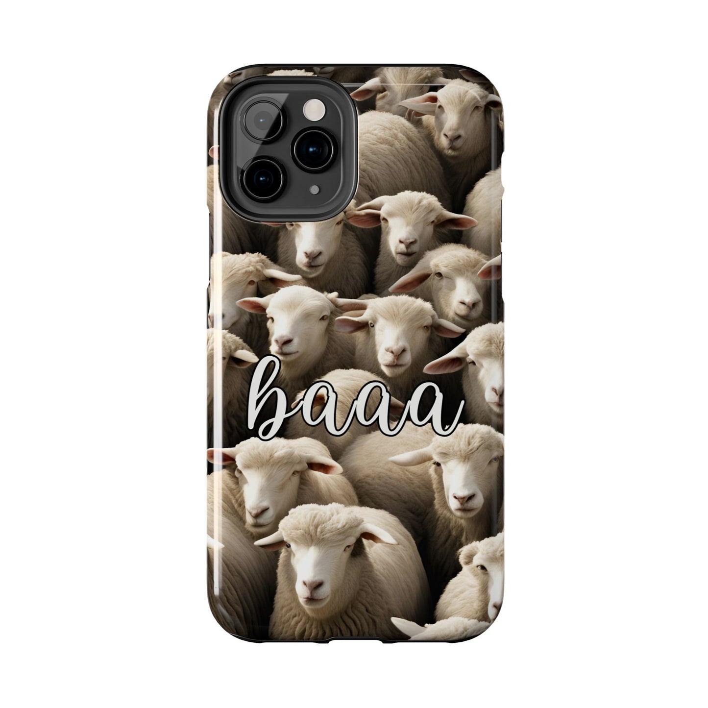 Sheep say Baaaa - Tough Phone Case for iPhone and Samsung Smartphones