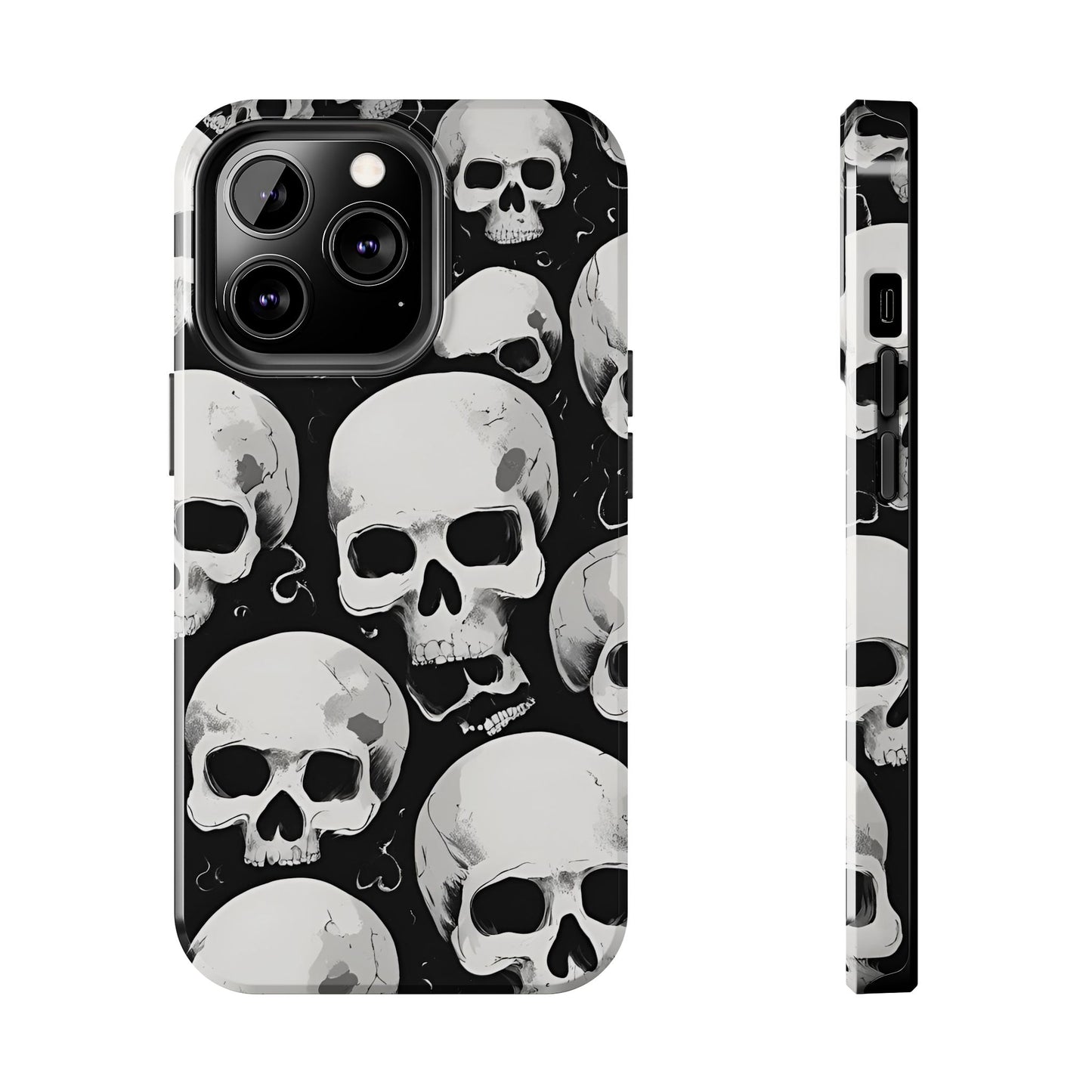 Creepy Skulls 2 - Tough Phone Case for iPhones and Samsung Smartphones