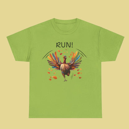 Funny Turkey Run Unisex Tee