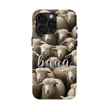 Sheep say Baaaa - Tough Phone Case for iPhone and Samsung Smartphones