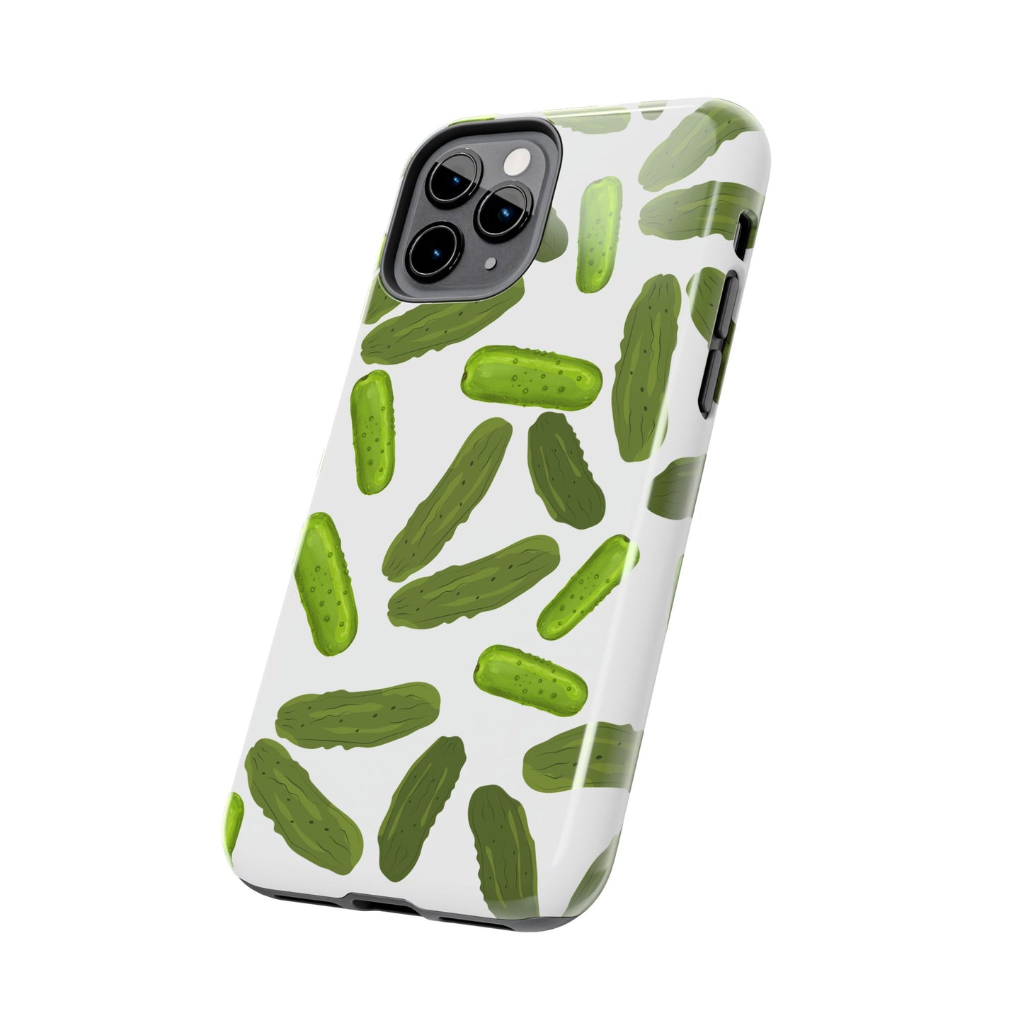 Humorous Pickles Design - Tough Phone Case for iPhones and Samsung Smartphones