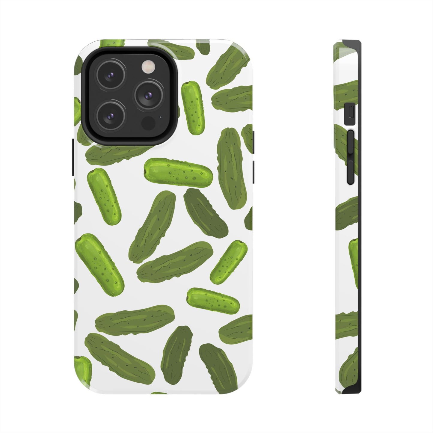 Humorous Pickles Design - Tough Phone Case for iPhones and Samsung Smartphones