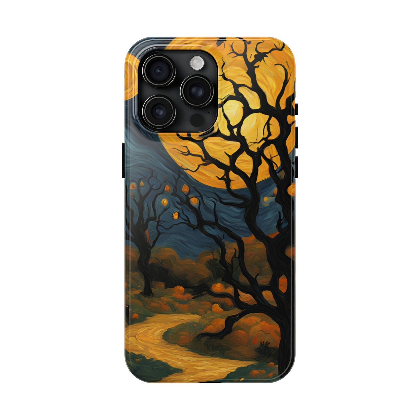 Phone Cases - Halloween Haunted Road Full Moon Design